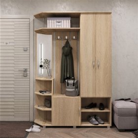 Прихожая Домино дуб сонома в Советском - sovetskij.mebel-tymen.ru | фото