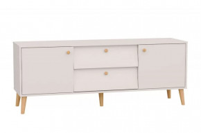 АФИНА Тумба ТВ (ш1600*г433*в618мм), ЛДСП Кашемир серый в Советском - sovetskij.mebel-tymen.ru | фото