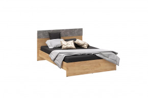 АСТИ Кровать (сп/м 1600*2000мм), ЛДСП Дуб крафт золотой /ЛДСП Ателье светлое в Советском - sovetskij.mebel-tymen.ru | фото