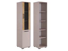 Стеллаж Лайт-2 кашемир/дуб крафт золотой в Советском - sovetskij.mebel-tymen.ru | фото