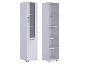 Стеллаж Лайт-2 белый/белый в Советском - sovetskij.mebel-tymen.ru | фото