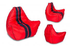 Бескарскасное кресло Авто,цвет Красно-черный в Советском - sovetskij.mebel-tymen.ru | фото