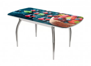 Бостон-3 ф/п Ягоды, 1100*700 мм, белый/хром триумф в Советском - sovetskij.mebel-tymen.ru | фото