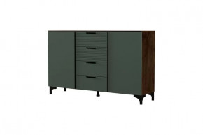 Брента Комод 4 ящика 2 двери Оливковый в Советском - sovetskij.mebel-tymen.ru | фото