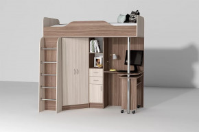 Детская Бриз-1, ясень темный/ясень светлый Диал в Советском - sovetskij.mebel-tymen.ru | фото