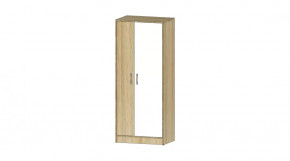 Детская Буратино Шкаф для одежды сонома/белый в Советском - sovetskij.mebel-tymen.ru | фото