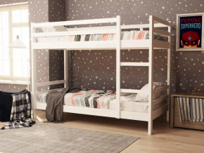 Детская двухъярусная кровать из массива березы Соня-7 (800х1900) в Советском - sovetskij.mebel-tymen.ru | фото