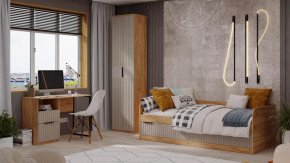 Детская «Хилтон» Дуб Крафт золотой, Мокко матовый в Советском - sovetskij.mebel-tymen.ru | фото