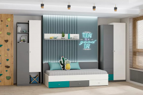 Детская Клео ОК-1, графит, миндаль, океан Диал в Советском - sovetskij.mebel-tymen.ru | фото