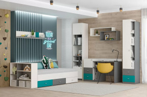 Детская Клео ОК-2, графит, миндаль, океан Диал в Советском - sovetskij.mebel-tymen.ru | фото