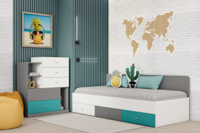 Детская Клео ОК-4, графит, миндаль, океан Диал в Советском - sovetskij.mebel-tymen.ru | фото