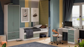 Детская «Марли» Белый, Серо-голубой в Советском - sovetskij.mebel-tymen.ru | фото