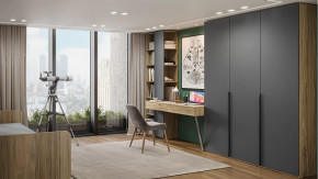 Детская «Порто» Яблоня Беллуно, Графит софт в Советском - sovetskij.mebel-tymen.ru | фото