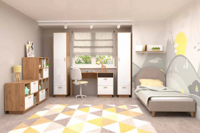 Детская Эго, набор №БГ-2, дуб крафт золотой/белый глянец Диал в Советском - sovetskij.mebel-tymen.ru | фото