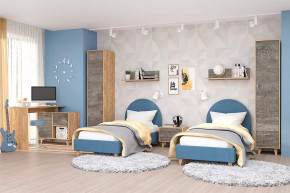 Детская Эго, набор №КТ-1, дуб крафт золотой/камень темный Диал в Советском - sovetskij.mebel-tymen.ru | фото