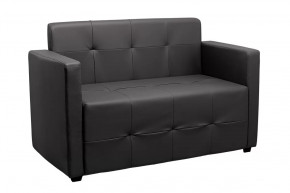 Диван 2-х местный Ситено (черный) в Советском - sovetskij.mebel-tymen.ru | фото