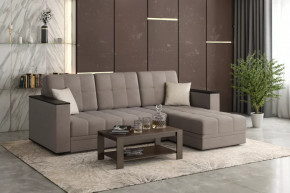 Диван АТЛАНТ угловой без столика Капри 13 кофе в Советском - sovetskij.mebel-tymen.ru | фото