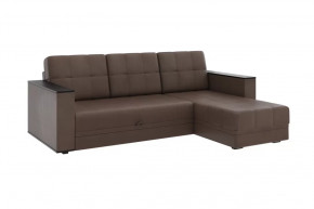 Диван АТЛАНТ угловой без столика Марика коричневый в Советском - sovetskij.mebel-tymen.ru | фото