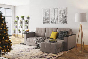 Диван АТЛАНТ угловой со столиком Капри 13 кофе в Советском - sovetskij.mebel-tymen.ru | фото