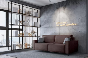 Диван-кровать "Кляйн" дымчато-розовый в Советском - sovetskij.mebel-tymen.ru | фото