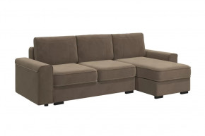 Диван-кровать угловой "Леон" серо-бежевый в Советском - sovetskij.mebel-tymen.ru | фото