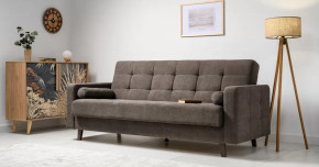 Диван-кровать Эмили арт. ТД 912 Ткань Danco 297 шоколадный в Советском - sovetskij.mebel-tymen.ru | фото