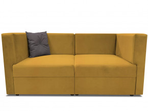 Диван модульный прямой Бергамо две секции Dream Yellow кат. 3 в Советском - sovetskij.mebel-tymen.ru | фото