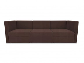 Диван модульный прямой Бергамо три секции Dream Chocolate кат. 3 в Советском - sovetskij.mebel-tymen.ru | фото