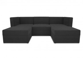 Диван модульный угловой Бергамо пять секций Dream Grafit кат. 3 в Советском - sovetskij.mebel-tymen.ru | фото