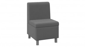 Диван прямой малый «Каир» Исп.2 Велюр Camaro 18 (серый) в Советском - sovetskij.mebel-tymen.ru | фото