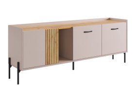 Тумба 2 Доминика кашемир/дуб крафт золотой в Советском - sovetskij.mebel-tymen.ru | фото