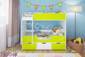 Двухъярусная кровать Малыш Двойняшка 70*160 Ярофф в Советском - sovetskij.mebel-tymen.ru | фото