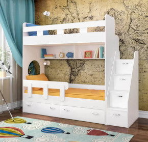 Двухъярусная кровать Юниор 1 Ярофф Винтерберг, Дуб молочный, Сонома в Советском - sovetskij.mebel-tymen.ru | фото