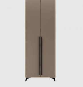 ЕВА Шкаф 800 2С (ш802*г411*в2200мм), Глиняный серый в Советском - sovetskij.mebel-tymen.ru | фото