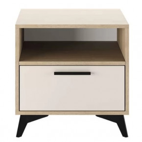 ЕВА Тумба прикроватная 500 1Я (ш502*г450*в500мм), Сатин в Советском - sovetskij.mebel-tymen.ru | фото