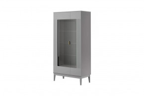 Фарго Шкаф витрина ШР-2 Антрацит в Советском - sovetskij.mebel-tymen.ru | фото