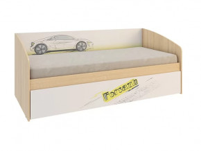 Кровать Форсаж (Софа) дуб сонома/белый в Советском - sovetskij.mebel-tymen.ru | фото