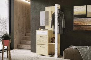 Гарнитур для прихожей Росс (дуб крафт золотойбелый шагрень) в Советском - sovetskij.mebel-tymen.ru | фото