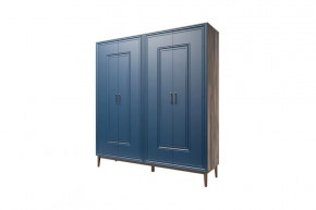 Гориция Шкаф распашной ШК-4 Таксус / Лак Сапфировый в Советском - sovetskij.mebel-tymen.ru | фото