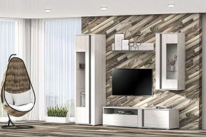 Гостиная Аллегро, вариант 7 Ясень анкор светлый/Графит в Советском - sovetskij.mebel-tymen.ru | фото