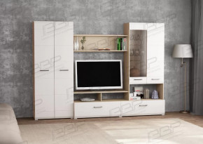 Гостиная Дублин-3 (ясень шимо светлыйбелый глянец) в Советском - sovetskij.mebel-tymen.ru | фото