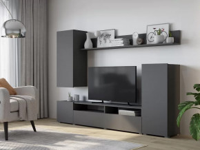 Гостиная Лира ЛДСП серый графит в Советском - sovetskij.mebel-tymen.ru | фото