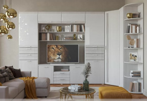 Гостиная Лотос Композиция 28 в Советском - sovetskij.mebel-tymen.ru | фото