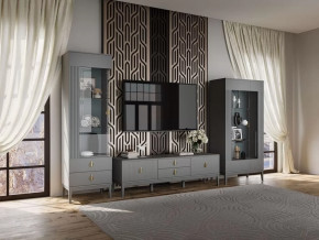 Гостиная модульная Фарго антрацит в Советском - sovetskij.mebel-tymen.ru | фото