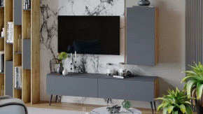 Гостиная «Порто» №3 Яблоня Беллуно, Графит софт в Советском - sovetskij.mebel-tymen.ru | фото