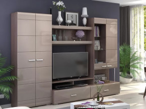 Гостиная Вегас 1 Ясень шимо/Кофе с молоком в Советском - sovetskij.mebel-tymen.ru | фото