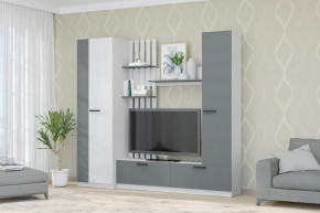 Гостиная Юджи Анкор Светлый/Графит в Советском - sovetskij.mebel-tymen.ru | фото