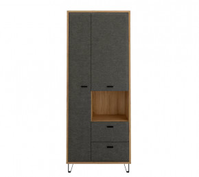 GRACE шкаф REG2D2S (Дуб наварра/Графит) в Советском - sovetskij.mebel-tymen.ru | фото