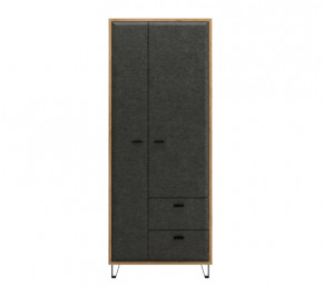 GRACE шкаф SZF2D2S (Дуб наварра/Графит) в Советском - sovetskij.mebel-tymen.ru | фото