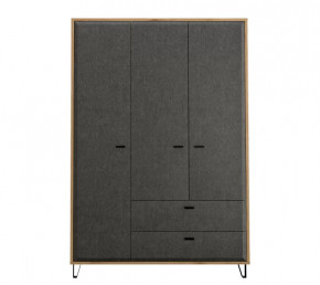 GRACE шкаф SZF3D2S (Дуб наварра/Графит) в Советском - sovetskij.mebel-tymen.ru | фото